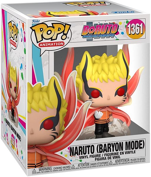 Figur Funko POP! Naruto Next Generations - Baryon Naruto (Super Sized) ...