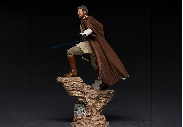 Figur Star Wars - Obi-Wan Kenobi - BDS Art Scale 1/10 Seitlicher Anblick