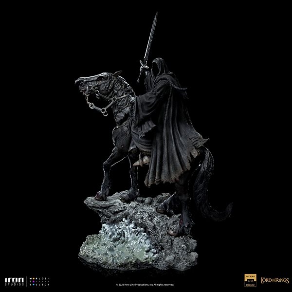 Figure Lord of the Rings - Nazgul on Horse - Art Scale 1/10 Deluxe ...