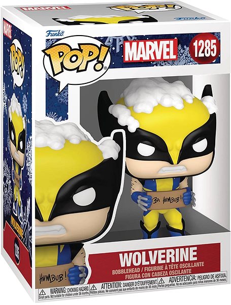 Figur Funko Pop! Marvel: Holiday - Wolverine w/Sign ...