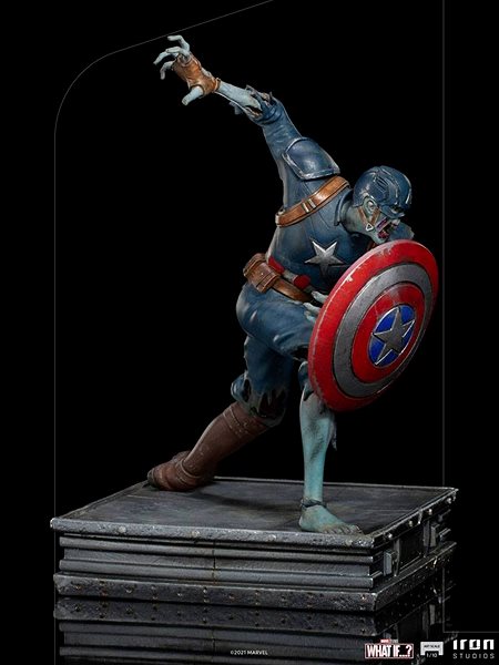 Figura Zombie Captain America - What If...? - Art Scale 1/10 ...