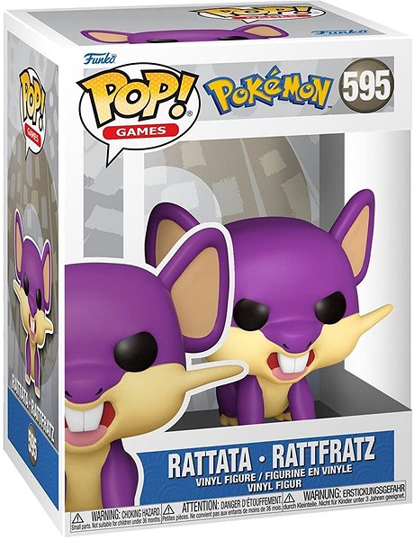 Figúrka Funko POP! Pokémon – Rattata (EMEA) ...