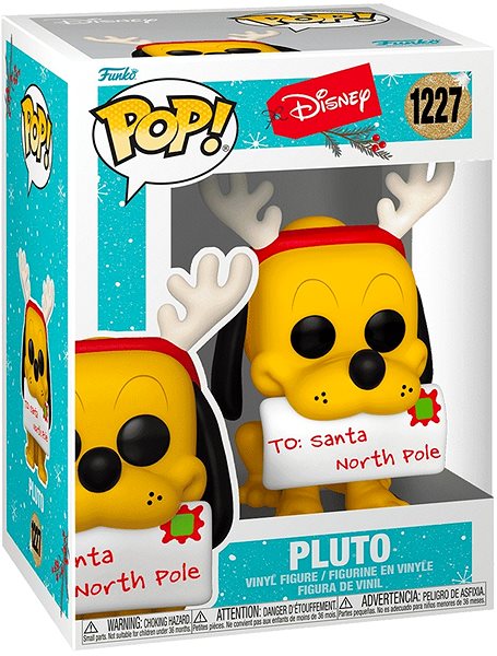Figura Funko Pop! Disney: Holiday - Pluto (Flocked) (Special Edition) ...
