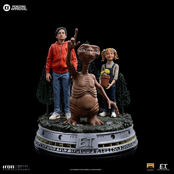 Figura E.T. & Kids - E.T. The Extra-Terrestrial - Art Scale 1/10 ...