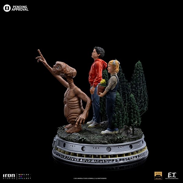 Figure E. T. & Kids - E. T. The Extra-Terrestrial - Art Scale 1/10 ...
