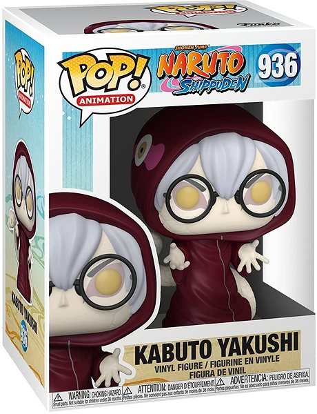 Figura Funko POP! Naruto - Kabuto Yakushi Csomagolás/doboz