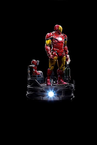 Figur Marvel Comics - Iron Man Unleashed Deluxe - Art Scale 1/10 ...