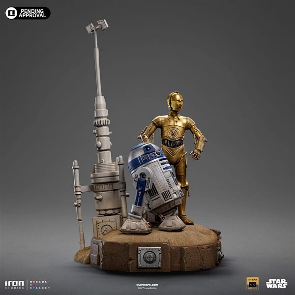 Figura Star Wars - C3-PO and R2-D2 Deluxe - Art Scale 1/10 ...