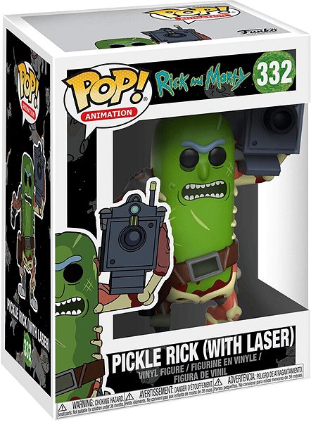 Figur Funko POP! Rick and Morty - Pickle Rick w/ Laser ...