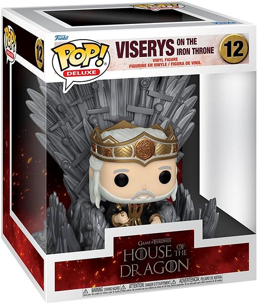 Figúrka Funko POP! House of the Dragons S2 – Viserys on Throne (deluxe) ...
