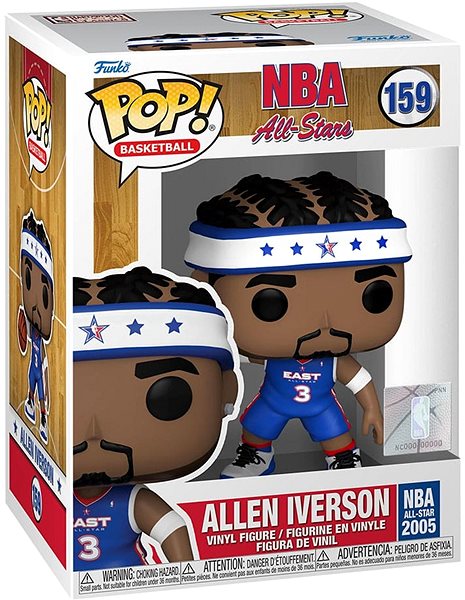 Figúrka Funko POP! NBA: Legends – Allen Iverson (2005) ...