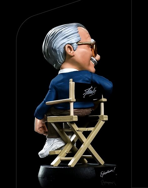 Figure Marvel - Stan Lee in Blue Shirt Lateral view