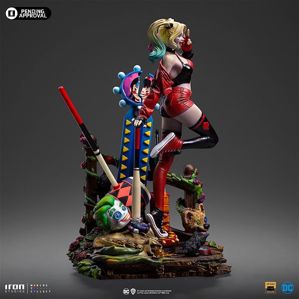 Figure DC Comics - Gotham City Cirens - Harley Quinn Deluxe - Art Scale 1/10 ...