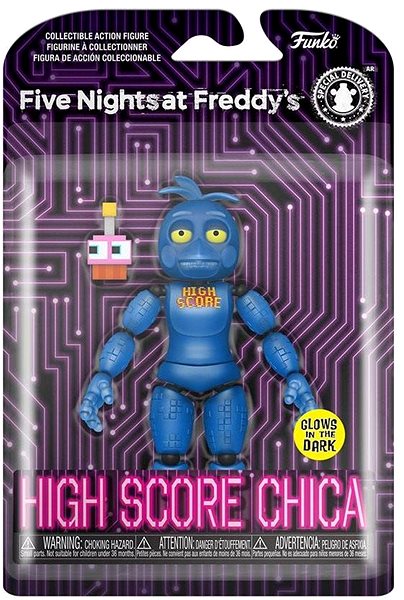 Figura Five Nights at Freddys - High Score Chica - akciófigura Csomagolás/doboz