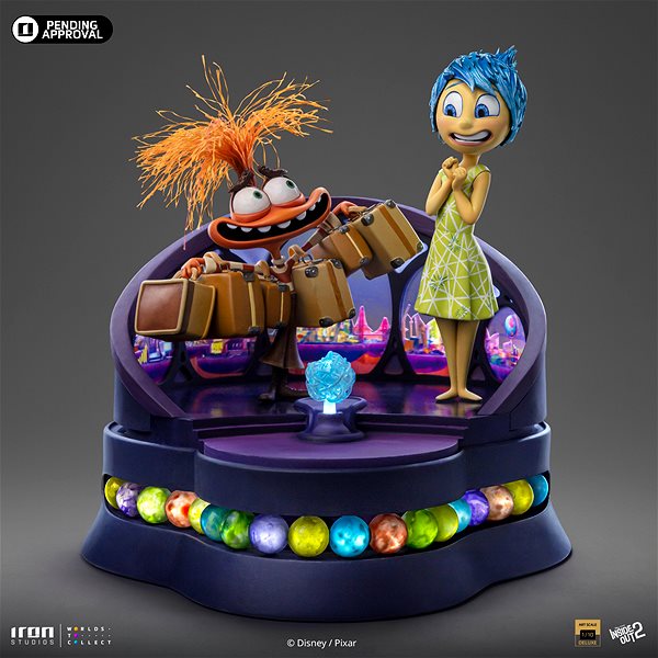 Figure Inside Out 2 - Joy and Anxiety - Deluxe Art Scale 1/10 ...