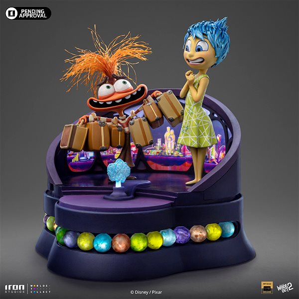 Figure Inside Out 2 - Joy and Anxiety - Deluxe Art Scale 1/10 ...