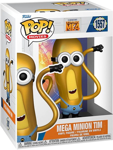Figur Funko POP! Movies: Despicable me 4 - Mega Minion Tim - Figur ...