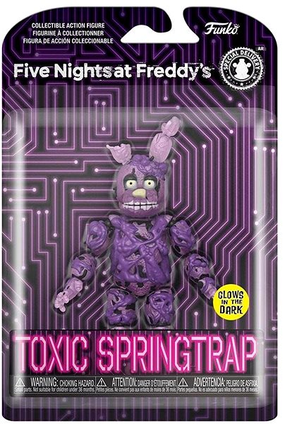 Figura Five Nights at Freddys - Toxic Springtrap - akciófigura Csomagolás/doboz