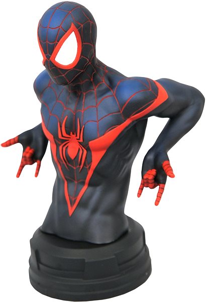 Figura Marvel - Spiderman Miles Morales - mellszobor Oldalnézet