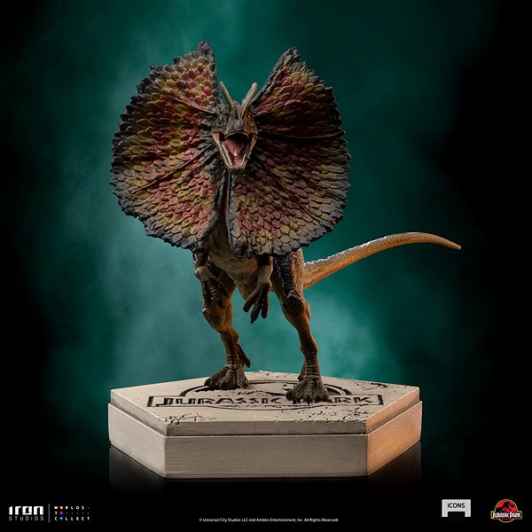 Figure Jurassic Park - Dilophossaurus - Icons - Art Scale 1/10 ...