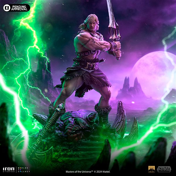 Figure Masters of the Universe - He-Man Unleashed - Art Scale 1/10 ...