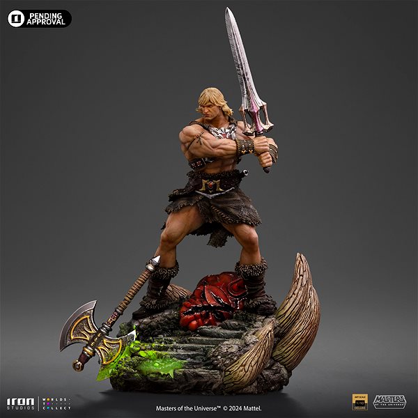 Figure Masters of the Universe - He-Man Unleashed - Art Scale 1/10 ...