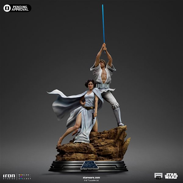 Figure Star Wars - Luke and Leia - Deluxe Art Scale 1/10 ...
