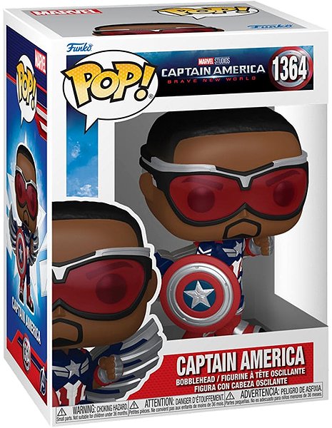 Figure Funko POP! Captain America Brave New World - Captain America ...