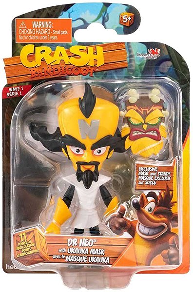 Figure Crash Bandicoot - Dr Neo Cortex with Mask ...