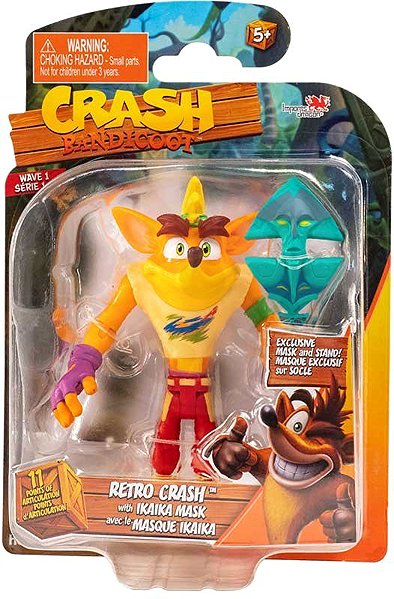 Figure Crash Bandicoot - Retro Crash with Mask - figurine ...
