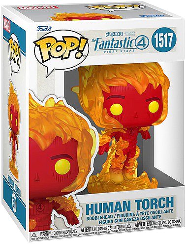 Figure Funko POP! The Fantastic Four: First Steps - Human Torch ...