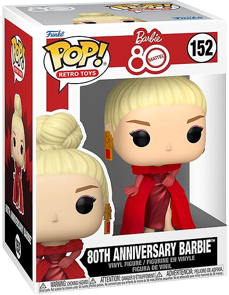 Funko POP! Barbie - 80th Anniversary Barbie.