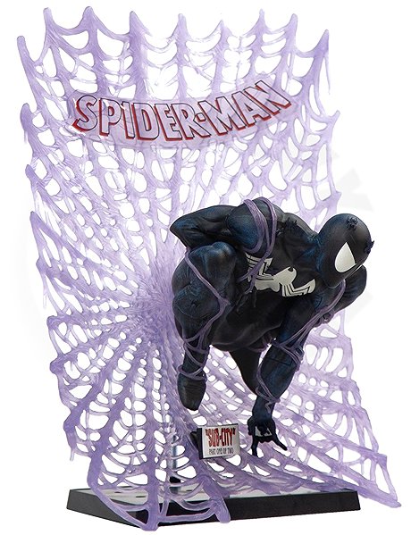 Marvel - Black Suit Spider-Man w/CH Figure .