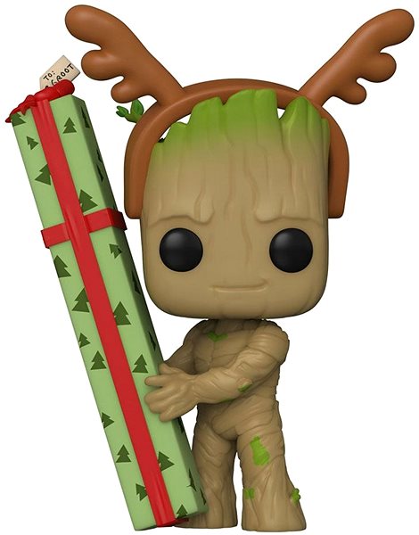 Figúrka Funko POP! GOTG Holiday Special – Groot (Bobble-head) ...