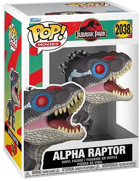 Figur Funko POP! Movies: Jurassic Park - Alpha Raptor ...