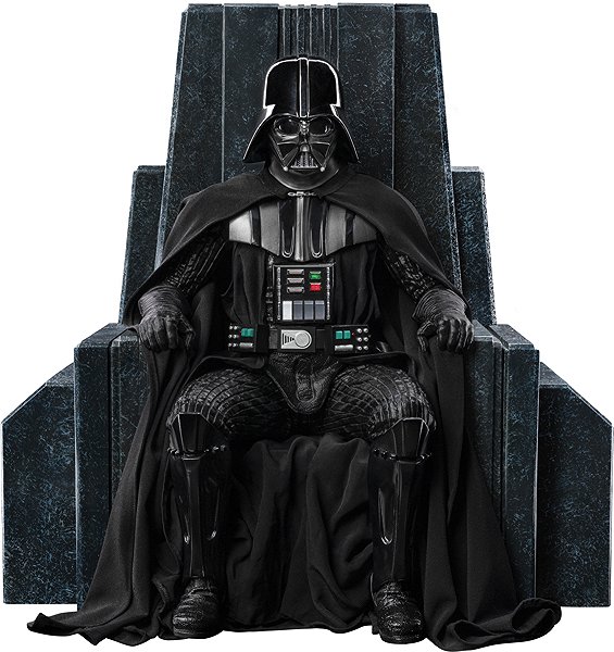 Figur Star Wars - Darth Vader on Throne - Art Scale 1/10 ...