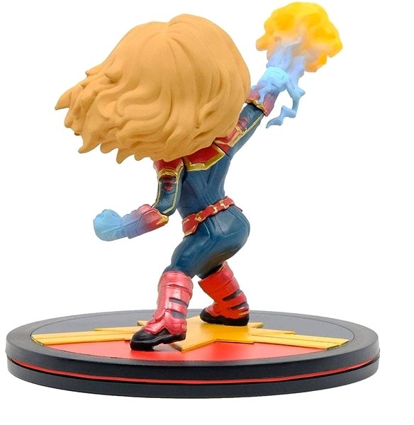 Figure QMx: Marvel - Captain Marvel - Figurine Lateral view
