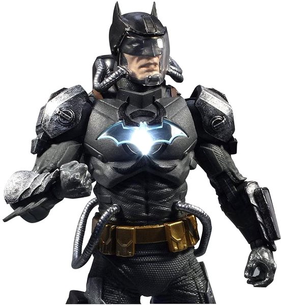 Figure DC Multiverse - Batman Hazmat Suit Gold - Action Figure Features/technology
