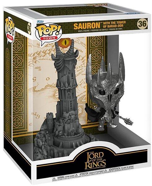 Figur Funko POP! The Lord of the Rings - Sauron w/ The Tower of Barad-Dur (Glow) ...