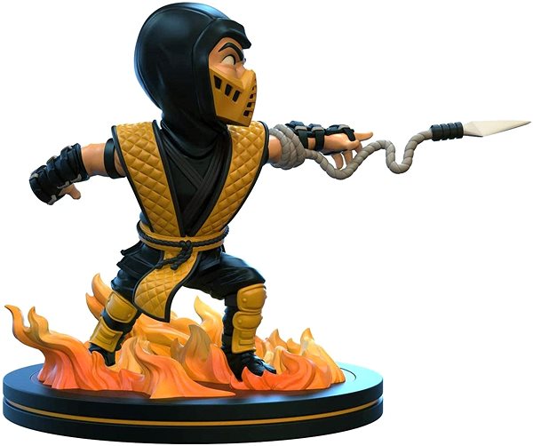 Figura QMx: Mortal Kombat - Scorpion - figura Oldalnézet