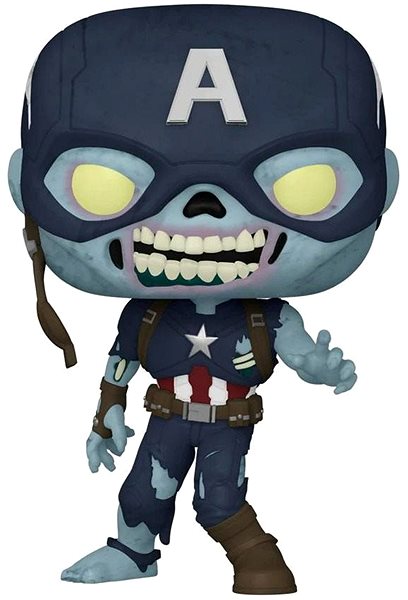 Figúrka Funko POP! What if…? – Zombie Captain America (Bobble-head) Screen