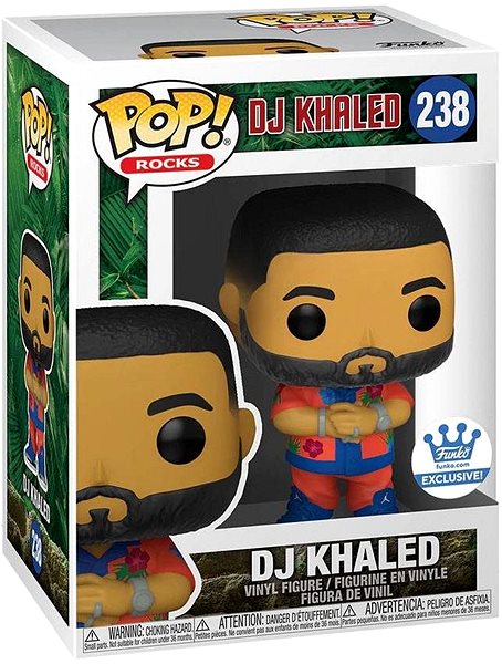 Figúrka Funko POP! Rocks – DJ Khaled Obal/škatuľka