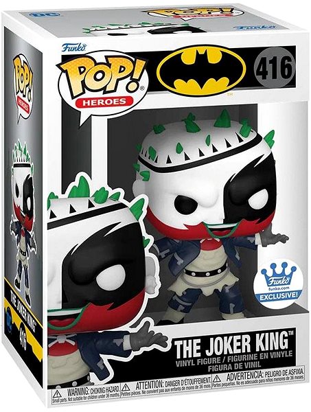 Figur Funko POP! DC Comics - The Joker King Verpackung/Box