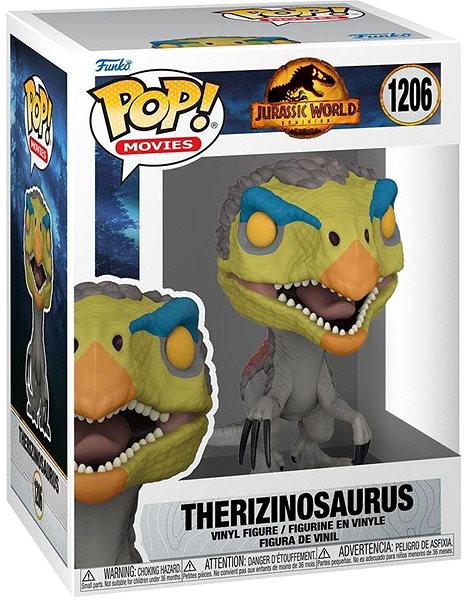 Figur Funko POP! Jurassic World - Therizinosaurus Verpackung/Box