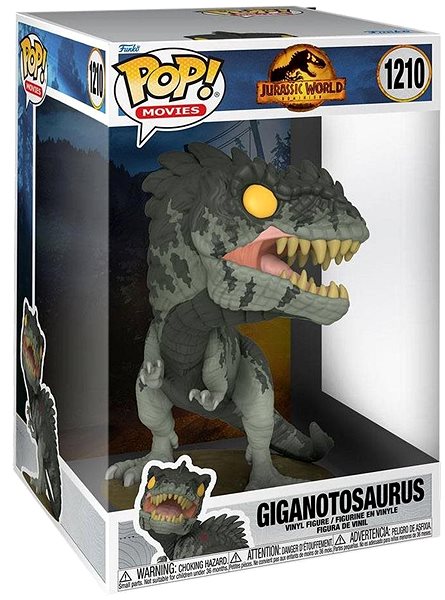 Figur Funko POP! Jurassic World - Giganotosaurus (Super-Size) Verpackung/Box