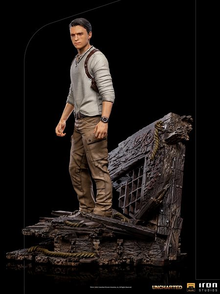 Figure Uncharted - Nathan Drake - Deluxe Art Scale 1/10 Lateral view