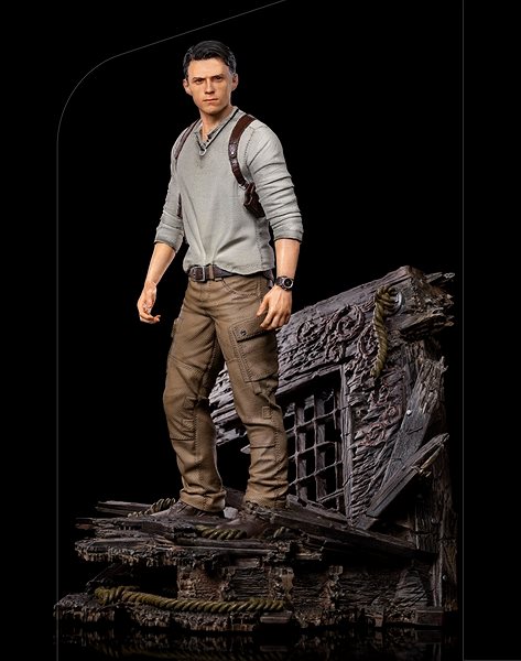 Figur Uncharted - Nathan Drake - Deluxe Art Maßstab 1/10 Screen