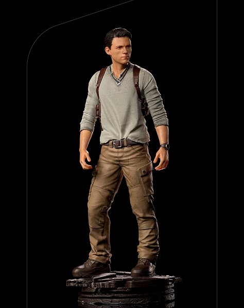 Figura Uncharted - Nathan Drake - Art Scale 1/10 Oldalnézet