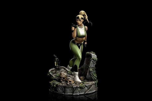 Figure Mortal Kombat - Sonya Blade - BDS Art Scale 1/10 Lateral view