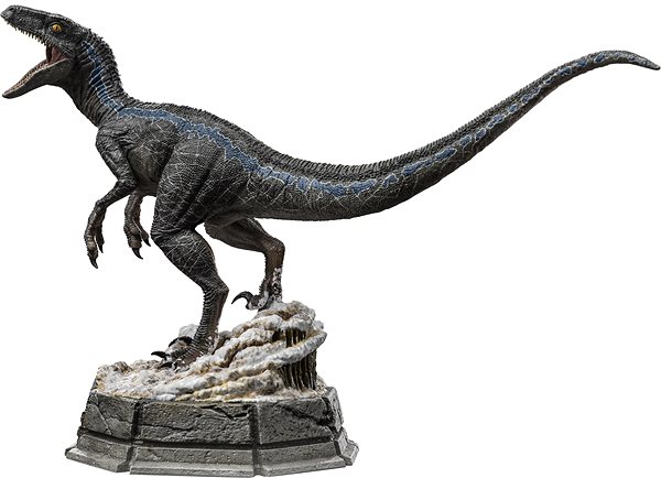 Figur Jurassic World - Blue - Art Scale 1/10 Seitlicher Anblick